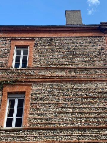 Mur de galet Toulouse