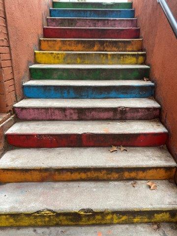 Escalier en couleur - Toulouse