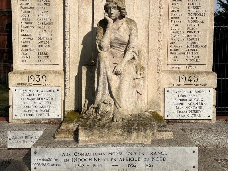 Monuments aux Morts route de Blagnac - Quartier des Sept Deniers - Toulouse