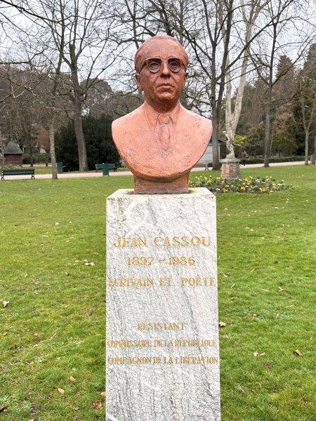 Buste de Jean Casou - Jardin des Plantes - Toulouse