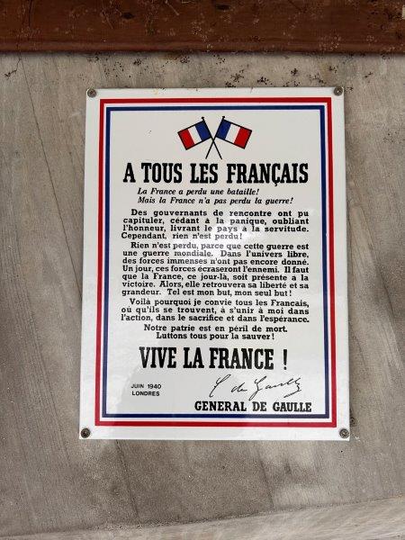Message du Général de Gaulle - monument à la gloire de la Résistance - Esplanade Alain Savary - Toulouse