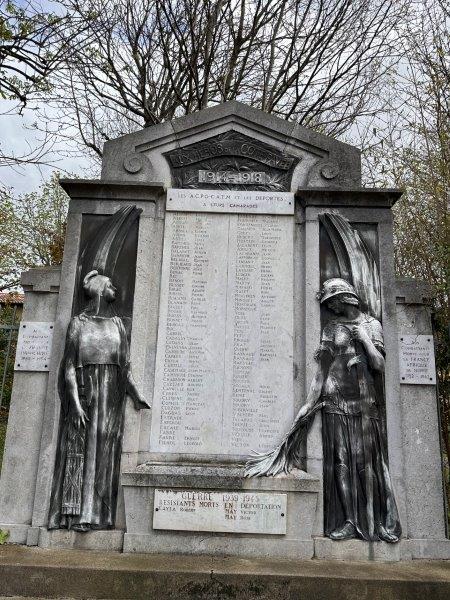 Monument au morts - Guilhemery - Côte Pavée