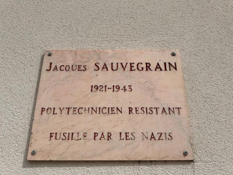 Jacques Sauvegrain - polytchnicien fussilé par les nazis