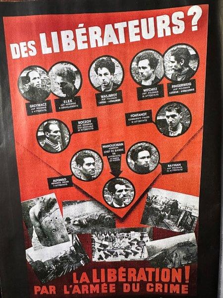 L Affiche Rouge - Manouchian, 23 résistants