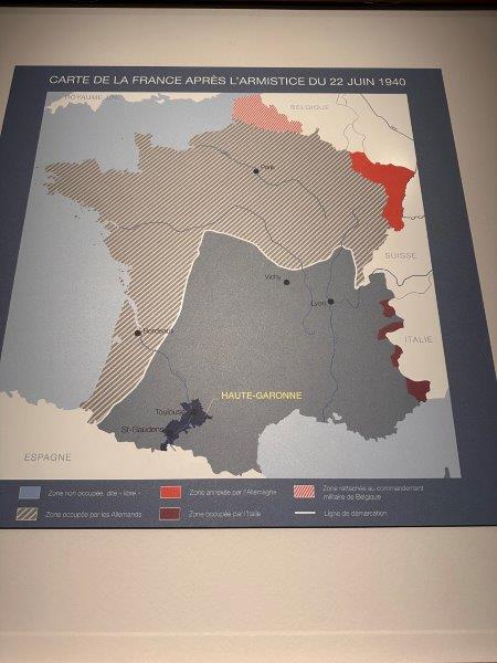 Ligne de démarcation entre la Zone libre et la Zone occupée