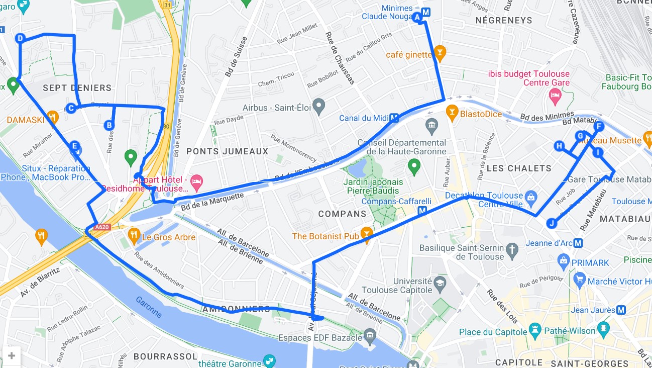 Parcours Résistance - Visite de Toulouse - Etape 2