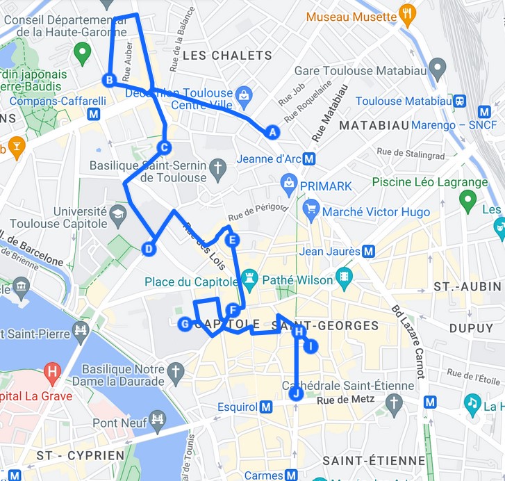 Parcours Résistance - Visite de Toulouse - Etape 3