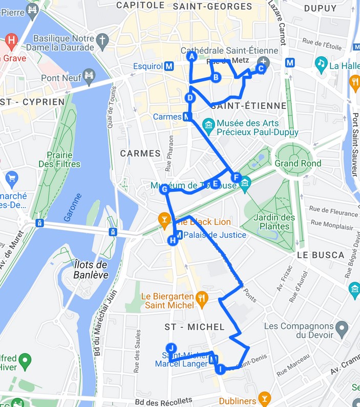 Parcours Résistance - Visite de Toulouse - Etape 4 :