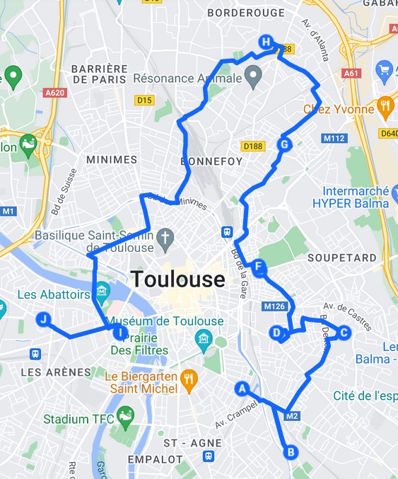 Parcours Résistance - Visite de Toulouse - Etape 6