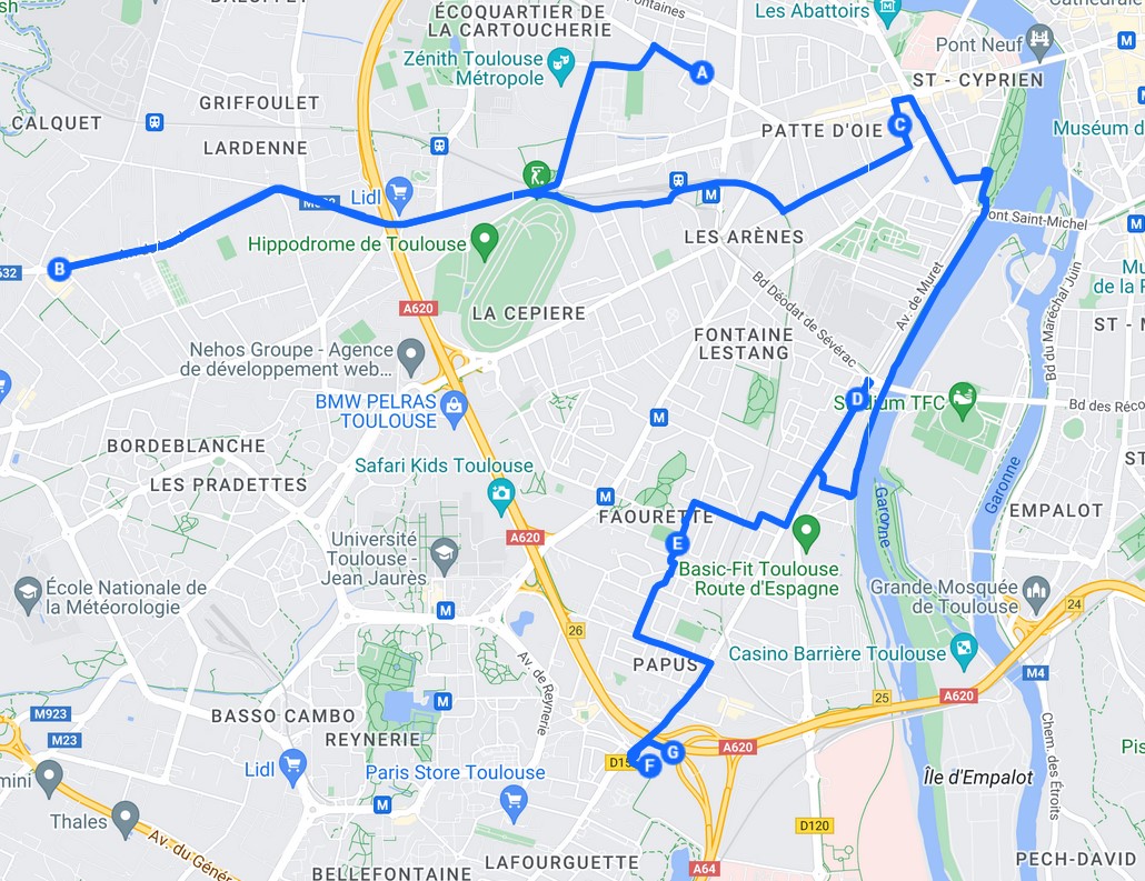 Parcours Résistance - Visite de Toulouse - Etape 7