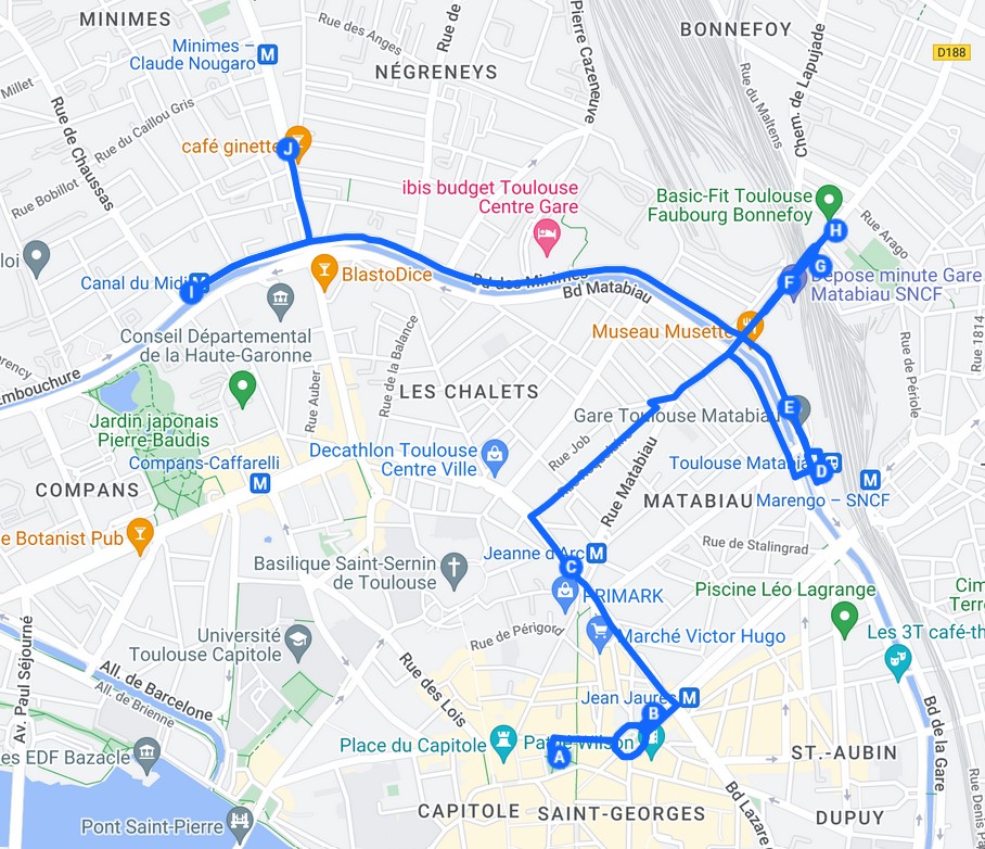 Parcours Résistance - Visite de Toulouse - Étape 1