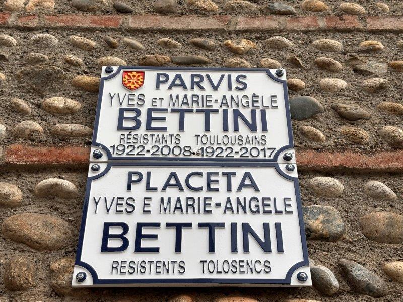 Parvis Yves et Marie-Angèle Bettini - Toulouse 31400