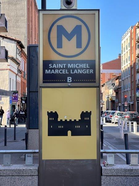 Métro Saint-Michel Marcel Langer - Ligne B - 31400 Toulouse