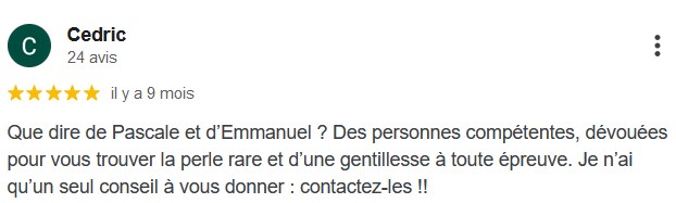 Témoignage cinq étoiles DOMICILIUM Chasseur Appart Toulouse