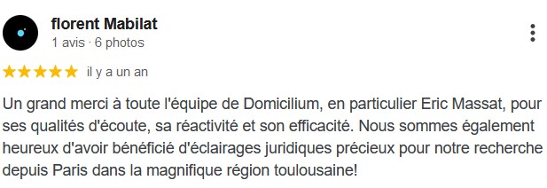 Témoignage cinq étoiles DOMICILIUM Chasseur Appartement Toulouse.jpg