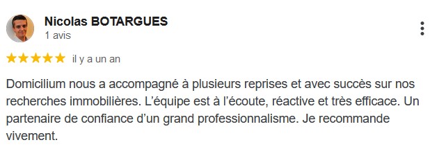 Témoignage cinq étoiles DOMICILIUM Chasseur Immo Toulouse.jpg