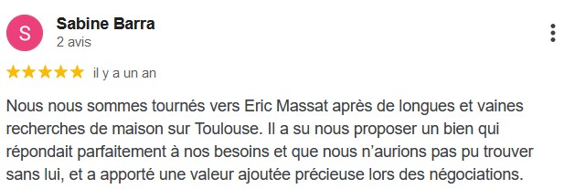 Avis Google 5 étoiles Domicilium chasseur appart 31