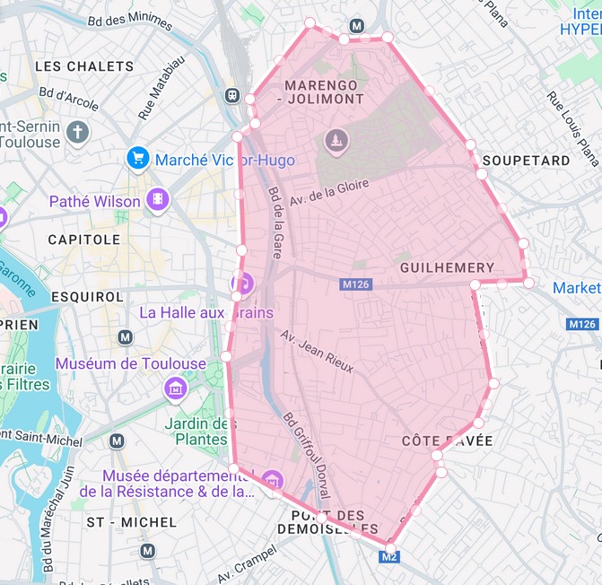 Nous ciblons un appartement T3 avec terrasse et parking localisé dans les quartiers à l’Est de TOULOUSE.