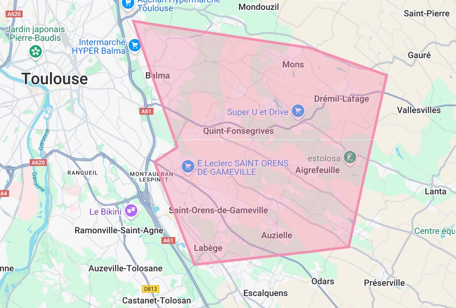 Chasseur Immobilier recherche maison à l’Est de Toulouse.