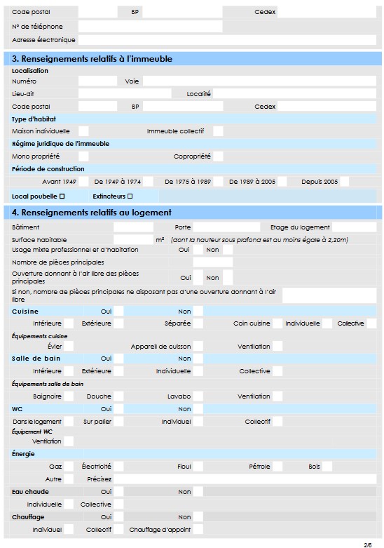 Cerfa autorisation préalable de mise en location (APML) 2 Cerfa autorisation préalable de mise en location (APML) 2
