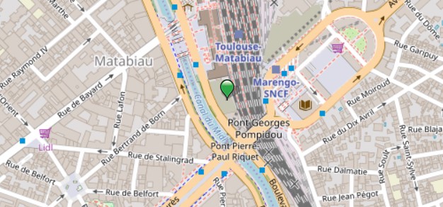 Plan - Localisation Tour Occitanie
