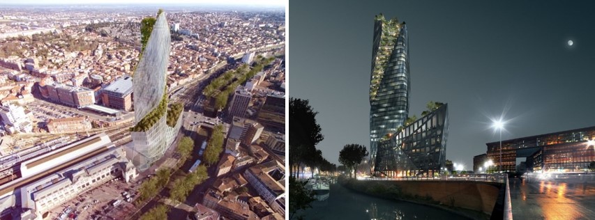 Gratte-ciel - Toulouse immeuble IGH