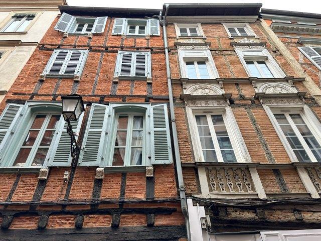 Façades immeuble rue des Filatiers - Toulouse