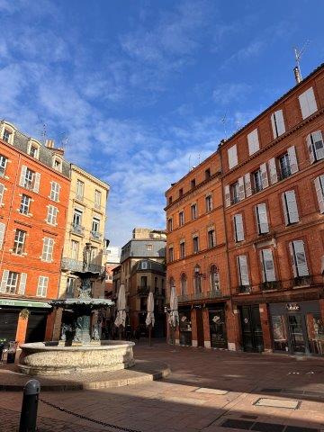Facades immeubles places Salengro - Toulouse