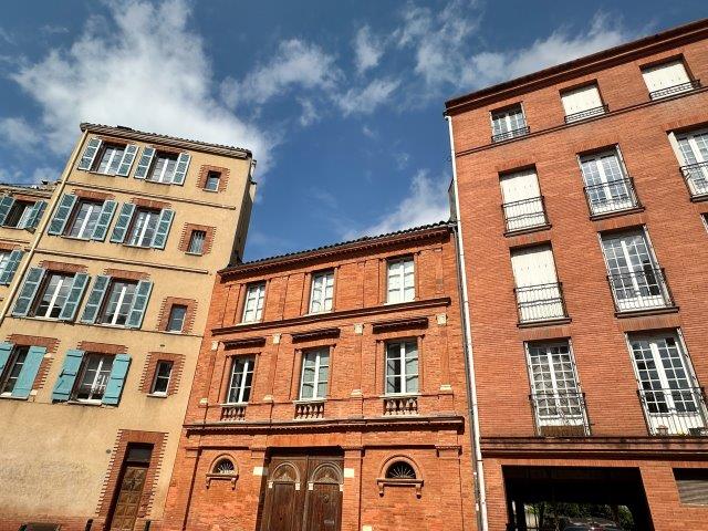 Facades immeubles rue Bellegarde - Toulouse