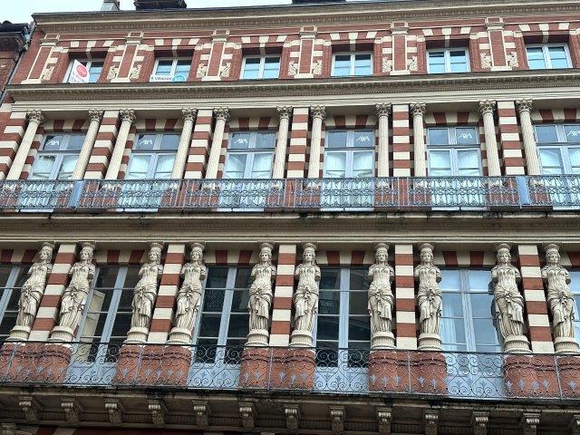 Cariatides rue des Marchands - 31000 Toulouse