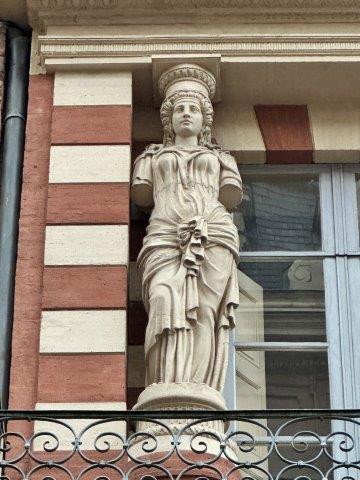 Cariatide rue des Marchands - 31000 Toulouse