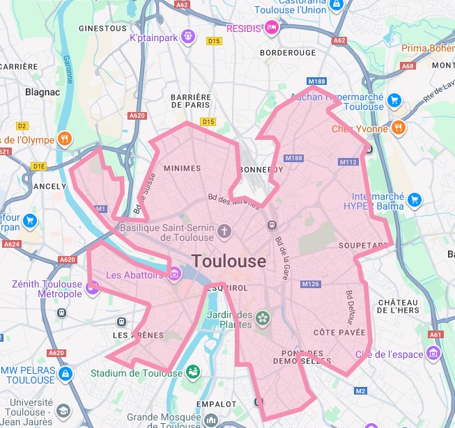 Chasseur immobilier recherche maison avec travaux au péricentre ville de Toulouse.