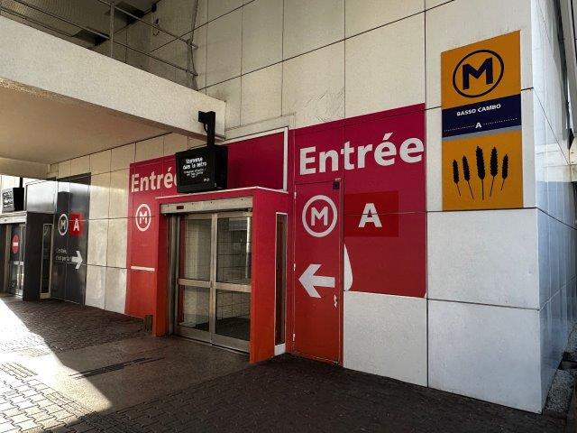 Station de métro Basso Cambo - entrée - Ligne A - Toulouse