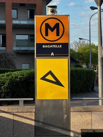 Station de métro Bagatelle- Ligne A - Toulouse
