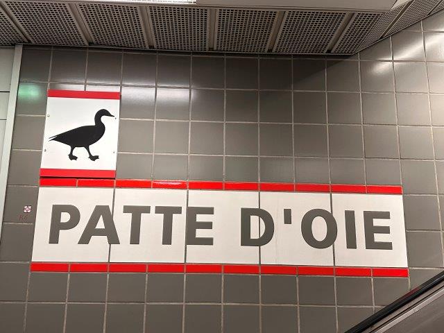 Station de métro Patte d Oie
