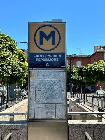 Station de métro Saint-Cyprien République - Toulouse 31300