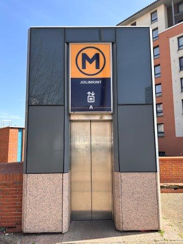 Ascenseur station de métro Jolimont