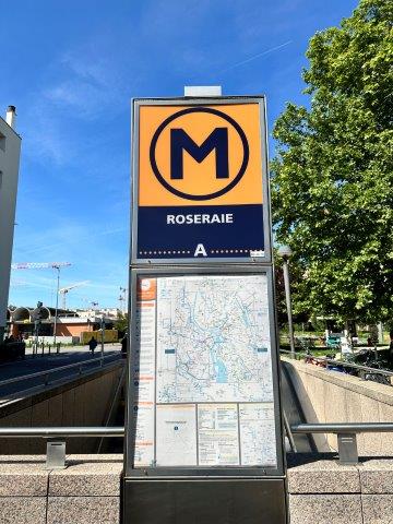 Station de métro Roseraie - Ligne A - métro Toulouse
