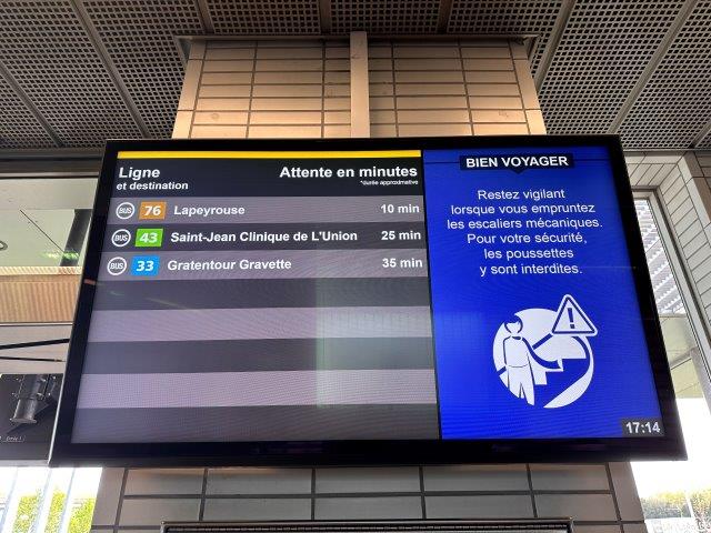 Station de métro Argoulet - Ligne A - Toulouse - Corespondance bus