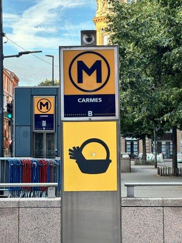 Station métro des Carmes - Ligne B - Toulouse