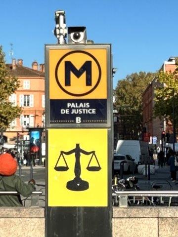 Station de métro Palais de Justice - ligne B - Toulouse