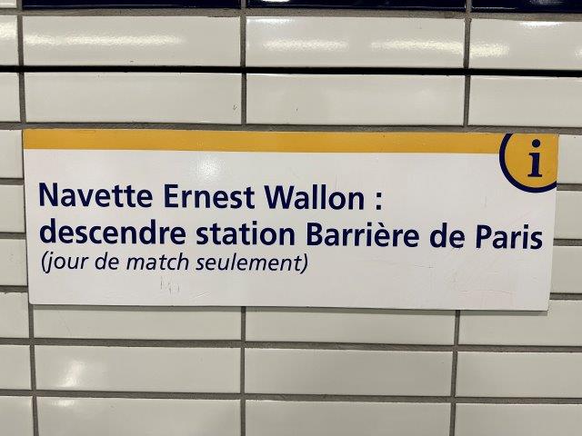 Station de métro - Ligne B - Connexion navette vers le stade Ernest Wallon les jours de match du Satde Toulousain