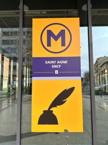 Station de métro Saint-Agne - Ligne B