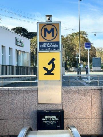 Station de métro Université Paul Sabatier - ligne B - Toulouse