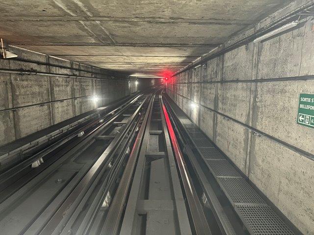 Voie du métro Toulousain ligne A