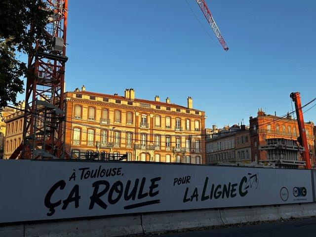 Métro Ligne C Toulouse - work and progress