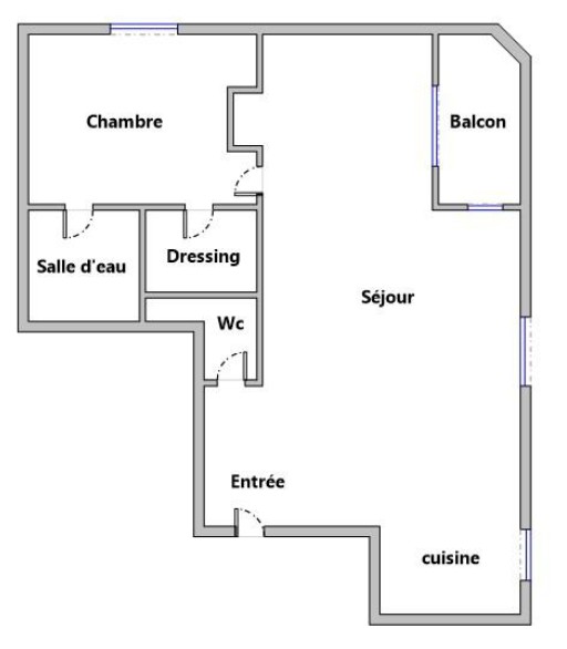 T2 ancien T3, esprit loft au Sept-Deniers - Toulouse T2 ancien T3, esprit loft au Sept-Deniers - Toulouse