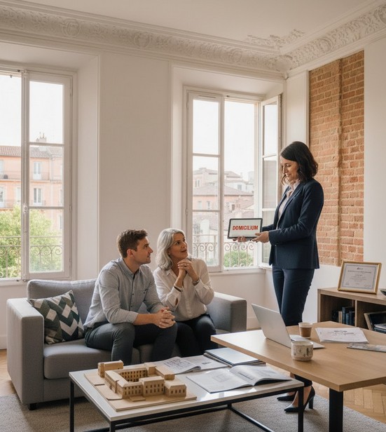 IA Chasseur immobilier TOULOUSE - Domicilium avis 5 étoiles