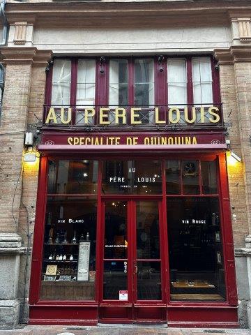Café au Pére Louis décoration Art Nouveau - bar rue des Tourneurs à Toulouse