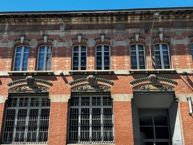 Art nouveau rue Gabriel Péri - Immeuble ancien journal Le Télégramme - Toulouse - détails